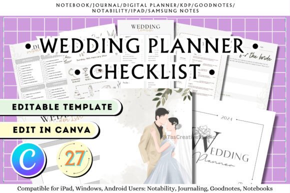 Download Wedding Planner Canva Templates - Canva template Collection