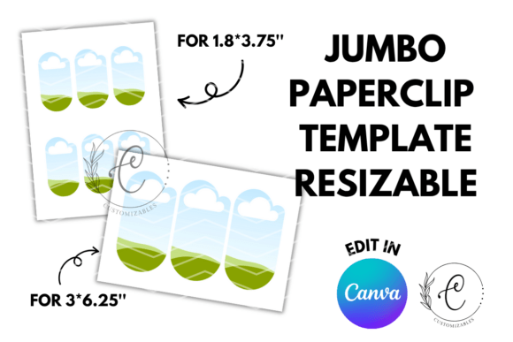 Download Jumbo Paperclip Canva Template - Canva template Collection