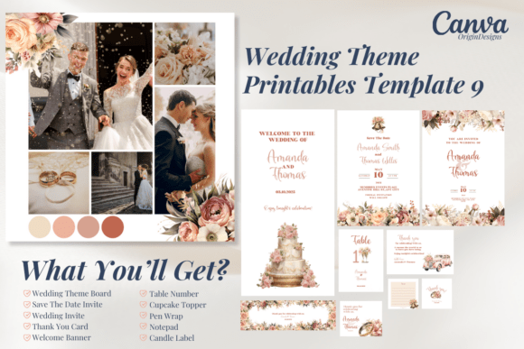 Download Canva Template Wedding - Canva template Collection
