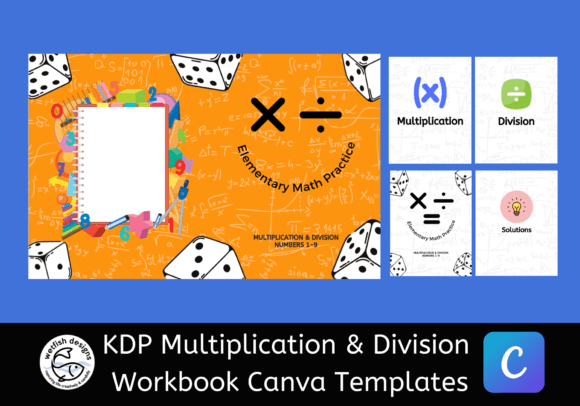 Download Math Workbook Cover Canva Templates: Set Two - Canva template Collection