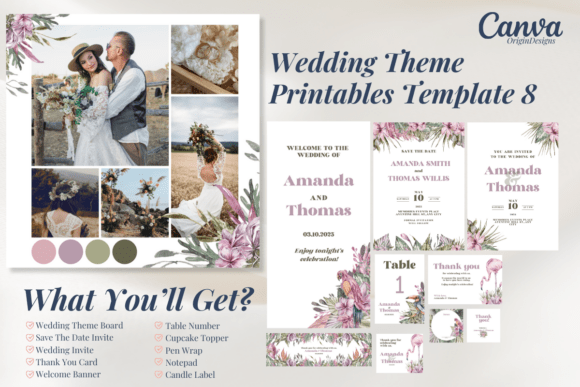 Download Canva Template Wedding - Canva template Collection
