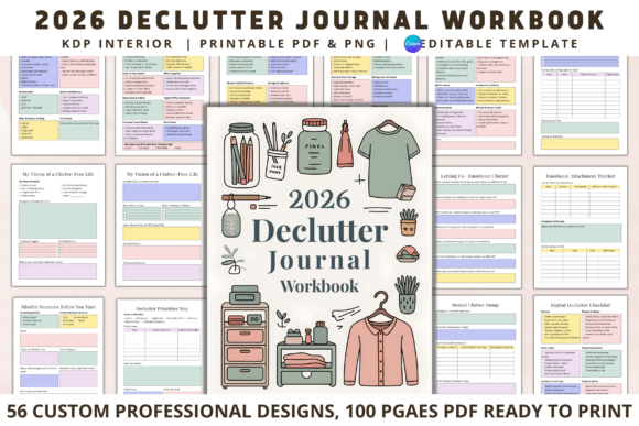 Download 2026 Declutter Journal Workbook - Declutter Collection