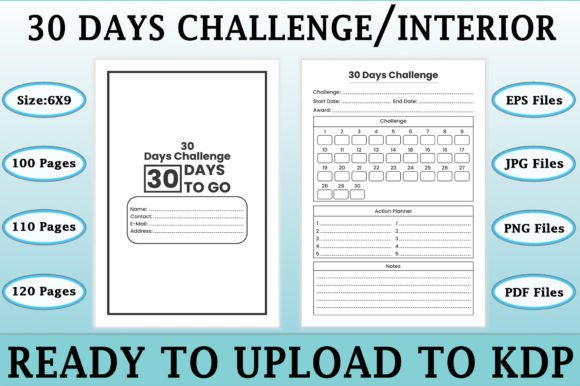 Download 30 Days Challenge | KDP Interior - Premium Resources
