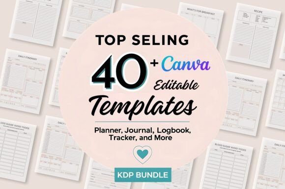 Download 40+ Top Selling Canva Templates Bundle - Canva template Collection