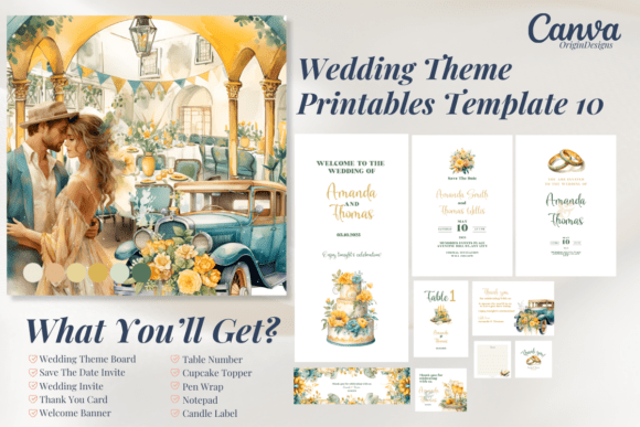 Download Canva Template Wedding - Canva template Collection
