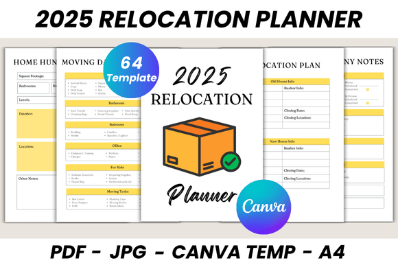 Download 2025 Relocation Planner Canva Template - Canva template Collection
